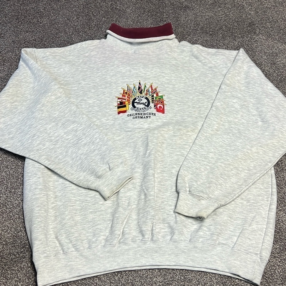 Vtg Sweatshirt Gear For Sport Mens XL Geilenkirchen Germany Crewneck Heavyweight